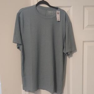 BNWT - Abercrombie And Fitch Pique Tee - XL - Light Blue